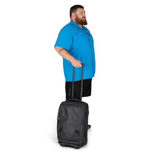 Osprey Transporter Wheeled Carry-On, Blue Flame/Nocturnal Blue