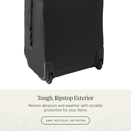 Eagle Creek Expanse 2-Wheel Luggage - Large Rolling Suitcase for Extended Travel - Heavy Duty Wheels - Strong Grab Handles - Telescoping HandleMidnight Black
