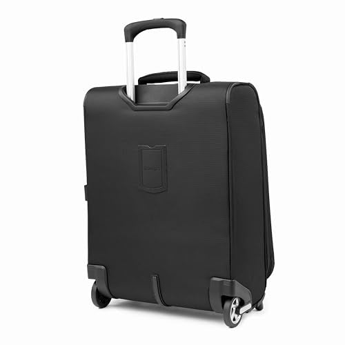 Travelpro Maxlite 5 Softside Expandable Upright 2 Wheel Carry-on Luggage, Lightweight, 20-Inch — Black