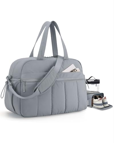 BAGSMART Gym Bag for Women, Duffle Bag for Travel with Wet Pocket, Lightweight Carry on Weekender Duffel, Water Resistant