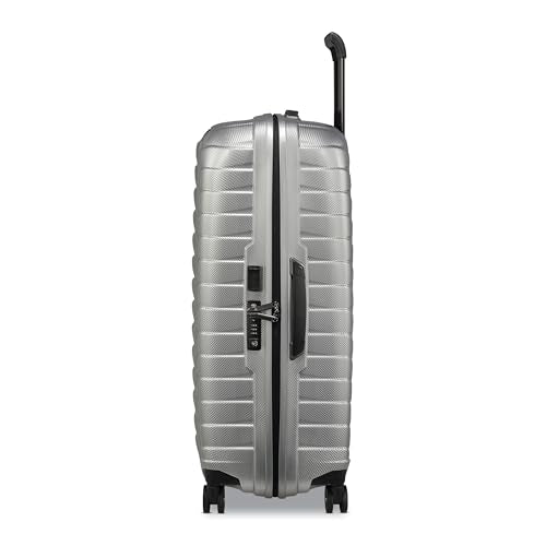 Samsonite Proxis Large Hardside Luggage with Dual Spinner Wheels - Innovative Roxkin™ Lightweight Shell With Ultimate Durability- Includes TSA Lock, Ergonomic Telescoping Handle -Silver