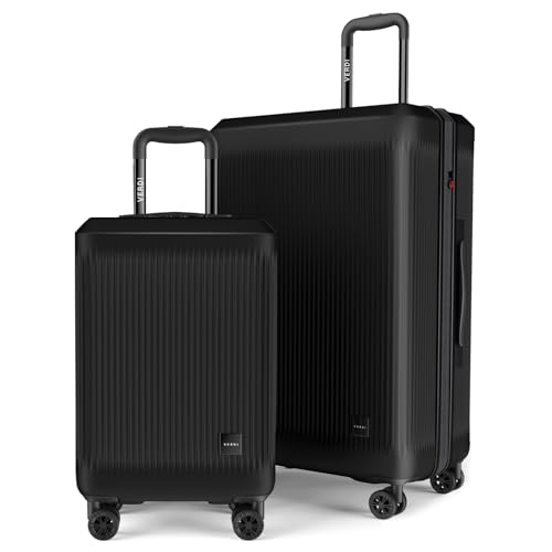 Verdi Hardside Expandable Luggage Set, Carry-On/Large Suitcase with Spinner Wheels