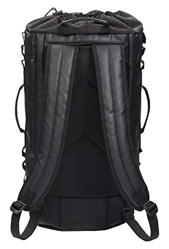 Harley-Davidson Water-Resistant Drawstring Hybrid Duffel Bag/Backpack - Black