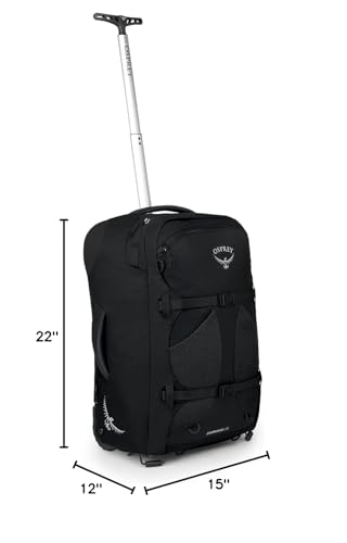 Osprey Fairview 36L Women's Wheeled Travel Backpack, Black