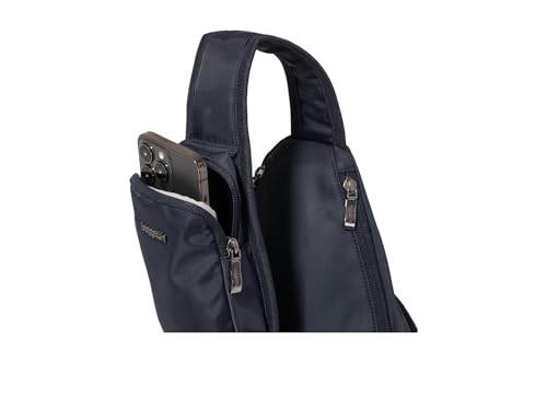 Baggallini Central Park Large Sling - 16.5x8.4 Sling Crossbody Bag with Convertible Adjustable Shoulder Strap