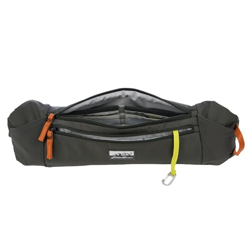 Eddie Bauer 5L Transit Sling Bag with Adjustable Waistband, Carbon Black