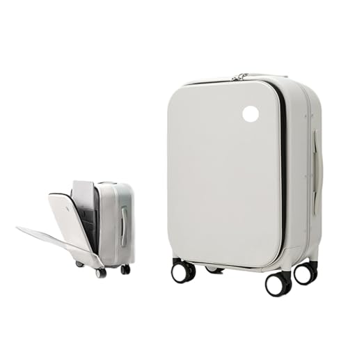 XTKSMAYY Compatible For Mixi Aluminum Frame Suitcase Carry On Rolling Luggage Beautiful Boarding Cabin 18 20 24 Inch M9260(Sapphire Blue,18Inches 450mm)