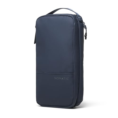 NOMATIC Toiletry Bag for Travel - Great for Travel Size Toiletries - Travel Essentials Wash Bag - Makeup Bag, (Navy), Large V2