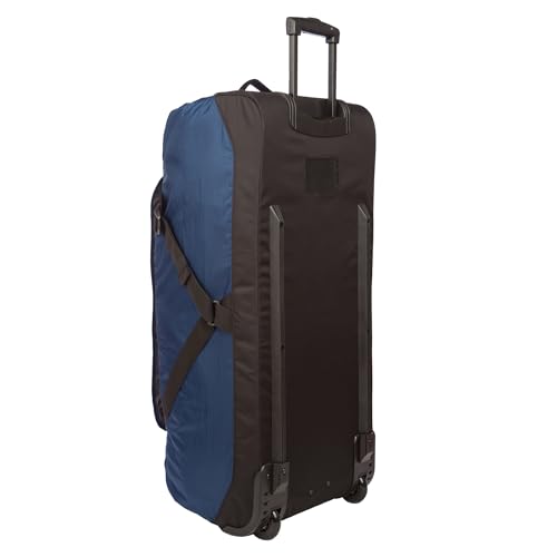 Eddie Bauer Traverse Luggage | Roller Wheels | Telescoping Handle | Travel | Vacation | Ripstop Nylon - Medium Indigo, 31"