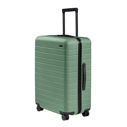 Away Medium Checked Luggage - 26-Inch Lightweight Hardside Suitcase with Custom WhisperGlide 360° Wheels, Interior Compression System, TSA-Accepted Lock - Sea Green