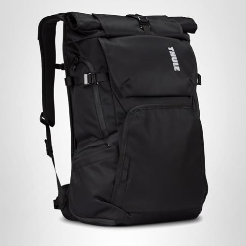 Thule Covert Camera Backpack 32L, Modular Internal Organization, Fits 15.6" Laptop & 11" Tablet, Includes Padded Shoulder Bag