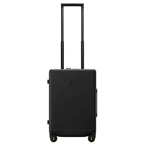 LEVEL8 Elegance PC Matte Hardshell Luggage Set, 20" Carry-On and 24" Checked Medium Luggage - Black