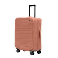 Away Softside Medium Checked Suitcase, 26 Inch Expandable Luggage For Men & Women, Durable Nylon Exterior, TSA Approved Lock, Ideal For Trips 1-2 Weeks, Clay Pink