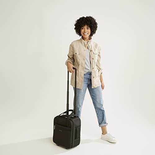 Softside Underseat Rolling Work Bag, Botanical Paisley