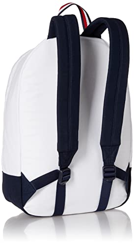 Tommy Hilfiger mens Ardin Backpack, Bright White, One Size US