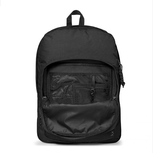 EASTPAK Pinnacle – 38L Everyday Backpack with Dual Compartments, Organizer Front Pocket, Padded Back Panel & Shoulder Straps, Black