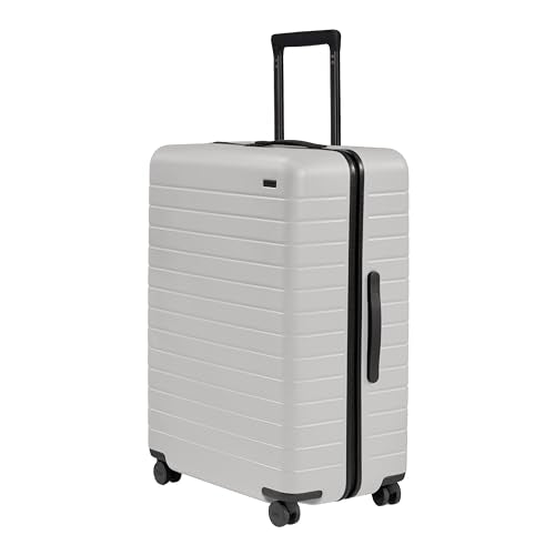 Away Large Checked Luggage - 29-Inch Lightweight Hardside Suitcase with Four WhisperGlide 360° Spinner Wheels, Interior Compression System, TSA-Accepted Lock - Cloud Gray
