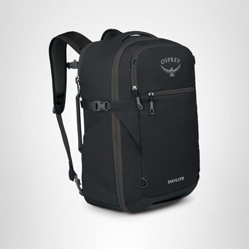 Osprey Daylite 35L Travel Pack – Lightweight and Versatile Carry-On Backpack for Weekend Travel, Hiking, or Daily Commute – Durable, Streamlined Design with Ample Storage, Black