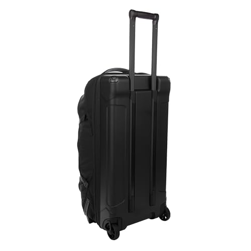 Eddie Bauer Expedition Rolling Duffel Bag with Wheels | Travel | Check-In | Luggage | Rugged | Durable - Black, 30"