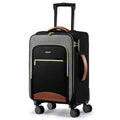 LOVEVOOK Carry On Luggage 22x14x9 Airline Approved, 20 Inch Softside Suitcases with Wheels, Lightweight Spinner Carry on Suitcase with TSA Lock, Water-Resistant Large Capacity Luggage for Travel