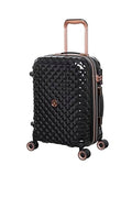 It Luggage Glitzy 21" Hardside Carry-On 8 Wheel Expandable Spinner, Black