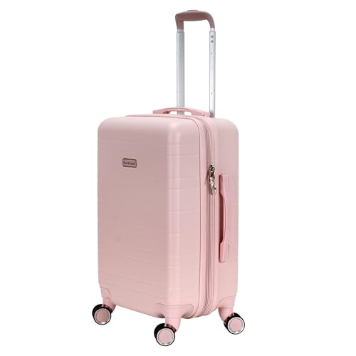 Rockland Palm Beach Hardside 20" ABS Carry On, Pink