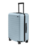 Away Amazon Exclusive Medium Checked Luggage - 26-Inch Lightweight Hardside Suitcase with Custom WhisperGlide 360° Wheels, Interior Compression System, TSA-Accepted Lock - Sky Blue
