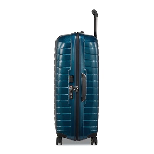 Samsonite Proxis Large Hardside Luggage with Dual Spinner Wheels - Innovative Roxkin™ Lightweight Shell With Ultimate Durability- Includes TSA Lock, Ergonomic Telescoping Handle - Petrol Blue