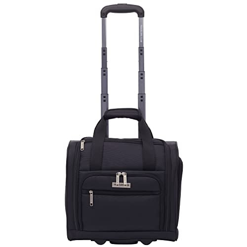 Travelers Club 14 Piece Riddock Luggage and Travel Accessories Set, Black