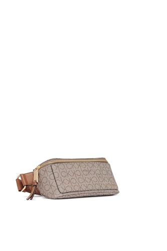 Calvin Klein Millie Novelty Belt Bag, Almond/Taupe/Caramel, One Size