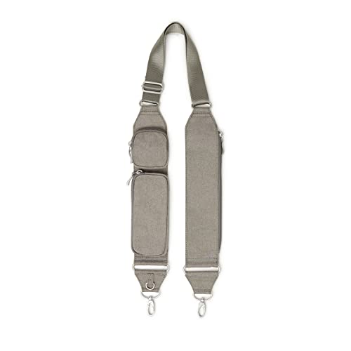 Baggallini Womens Utility Crossbody Strap, Sterling Shimmer