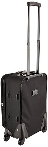 Rockland Pasadena Expandable Spinner Carry-on 19", Black