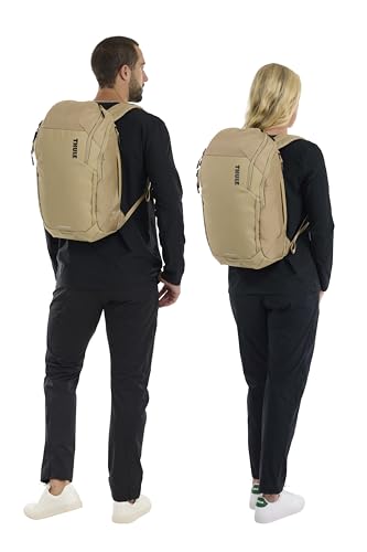 Thule Chasm 26L Backpack - Fits 16" Laptop, Weather-Resistant Materials, Small Item Organization, Side Zipper Computer Access