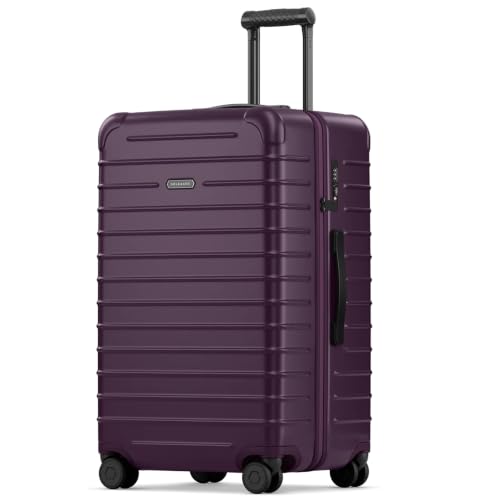 Solgaard Check-In Lite Suitcase - Hard 28.3" Travel Luggage (Purple)