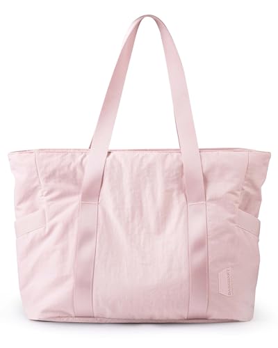 BAGSMART Tote Bag for Women, Tote Bag with Zipper Work Tote with Compartments Nurse Shoulder Hanbag for Travel, Gym
