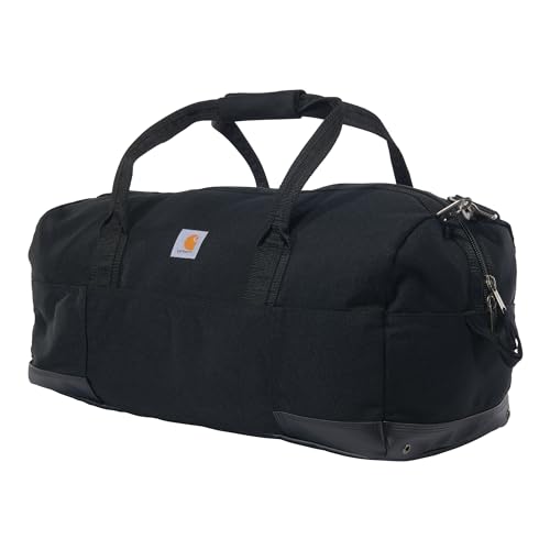 Carhartt Classic Duffels, Heavy-Duty Bag for Jobsite, Gym, & Travel, 55L, Black