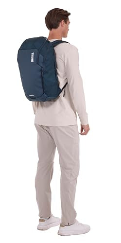 Thule Chasm 26L Backpack,Durable Water-Resistant Recycled Materials,Mesh Pockets Organization, Side Zipper Easy Access