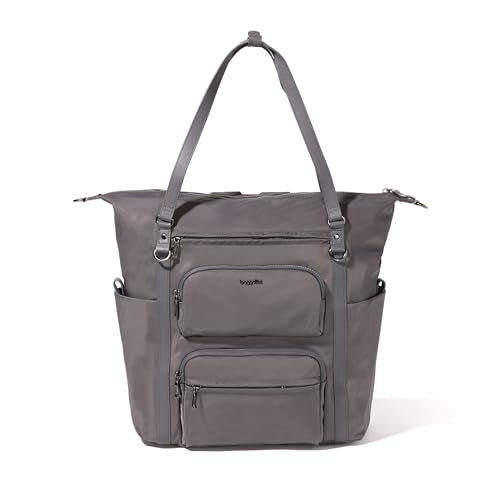 Baggallini Nolita Convertible Backpack - 11x14” Travel Backpack Shoulder Tote Crossbody Bag w/RFID Tech, Luggage Sleeve & Laptop Pocket