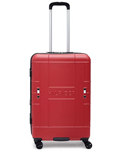 Tommy Hilfiger Women's Hardside Upright Luggage Set, Red, One Size