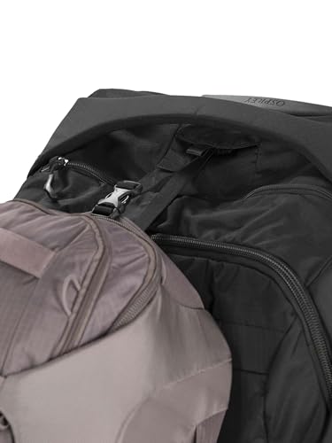 Osprey Sojourn Shuttle 36"/130L Wheeled Duffel Luggage, Black