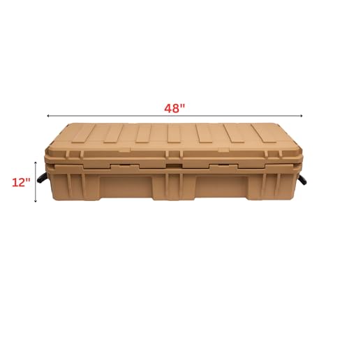 ROAM Rugged Cargo Box - Heavy Duty Roof-Mounted Storage Case, Lockable Waterproof Camping Gear Organizer, Truck Bed Storage Bin, Adventure Ready Overland Gear for Off-Road Travel