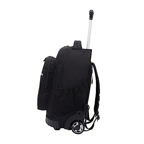 Travelers Club 18" Rolling Backpack with Shoulder Straps, Black
