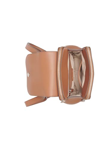 Calvin Klein Reyna Novelty Key Item Flap Backpack, Core Caramel, One Size