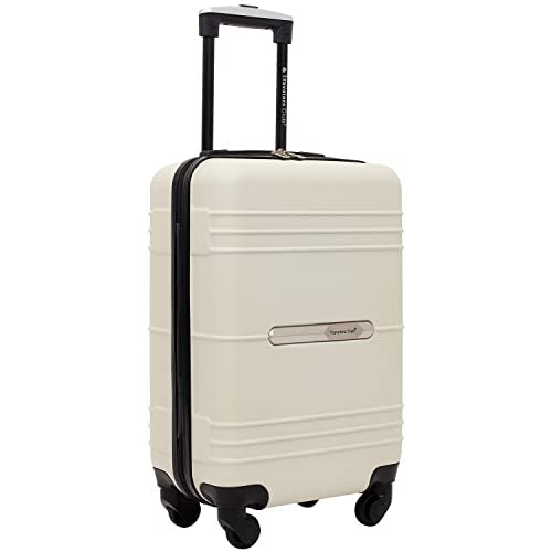 Travelers Club 22" Richmond Spinner Carry-On Luggage, Bone