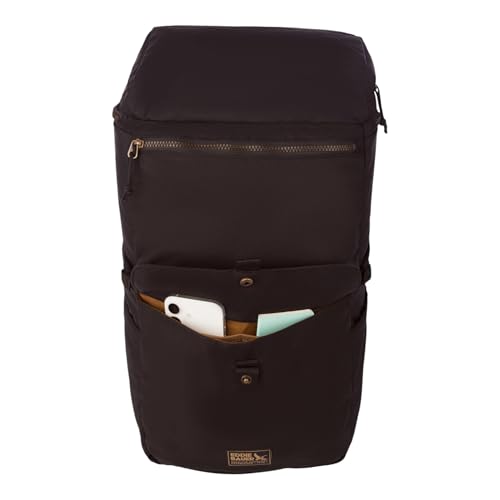 Eddie Bauer Bygone Backpack | Laptop Sleeve | Travel | Work | Hiking | Durable | Nylon - Black, 30L (New)