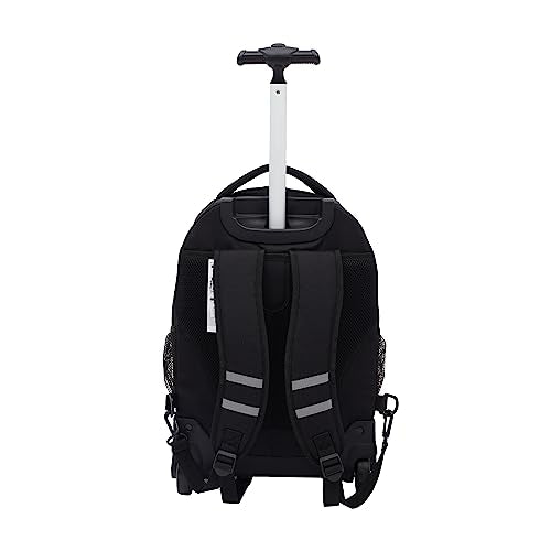 Travelers Club 18" Rolling Backpack with Shoulder Straps, Black