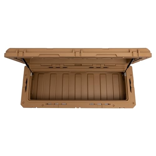 ROAM Rugged Cargo Box - Heavy Duty Roof-Mounted Storage Case, Lockable Waterproof Camping Gear Organizer, Truck Bed Storage Bin, Adventure Ready Overland Gear for Off-Road Travel