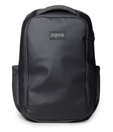 JanSport Good Latitude Travel Pack 30L – Water-Resistant Carry On Backpack – 16 Inch Padded Laptop Sleeve & Luggage Strap Weekender Bag, Smokey Grit
