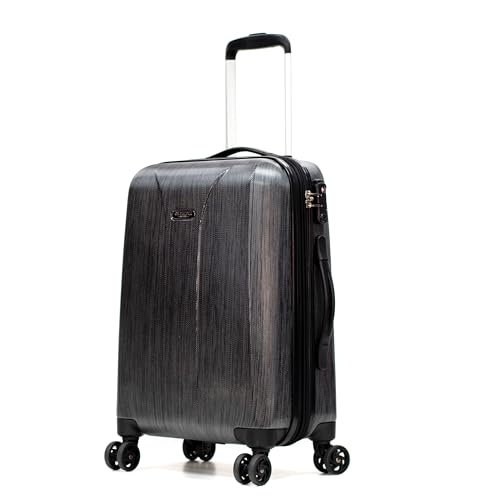 Olympia U.S.A. Aerolite Expandable Lightweight Hardside Double 4 Wheel Spinner Luggage Suitcase with TSA Lock 21-inch Carry On