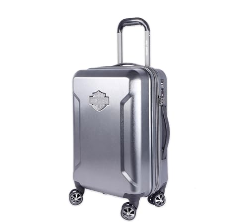 Harley-Davidson 26 in. Touring Hard Sided Expandable Wheeling Luggage, Graphite